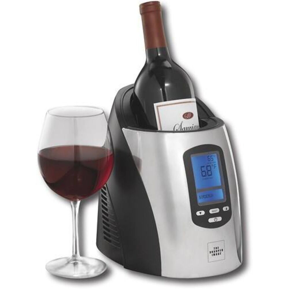 The Sharper Image Wine Bottle Chiller Temp Controlled